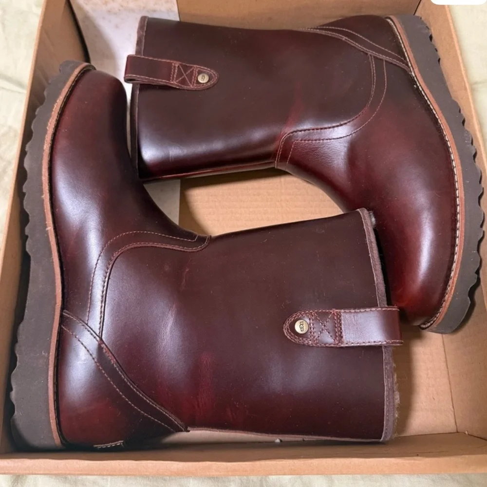UGG Australia Stoneman Brown Boots - Picture 3 of 7